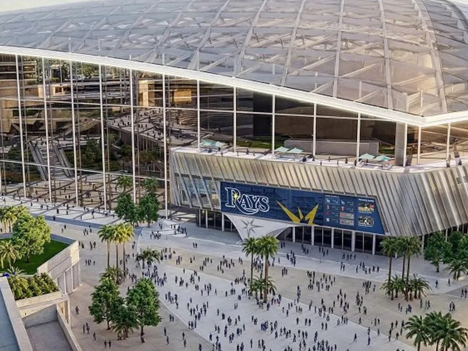 así será el nuevo estadio de los Tampa Bay Rays de la MLB en el condado de Hillsborough