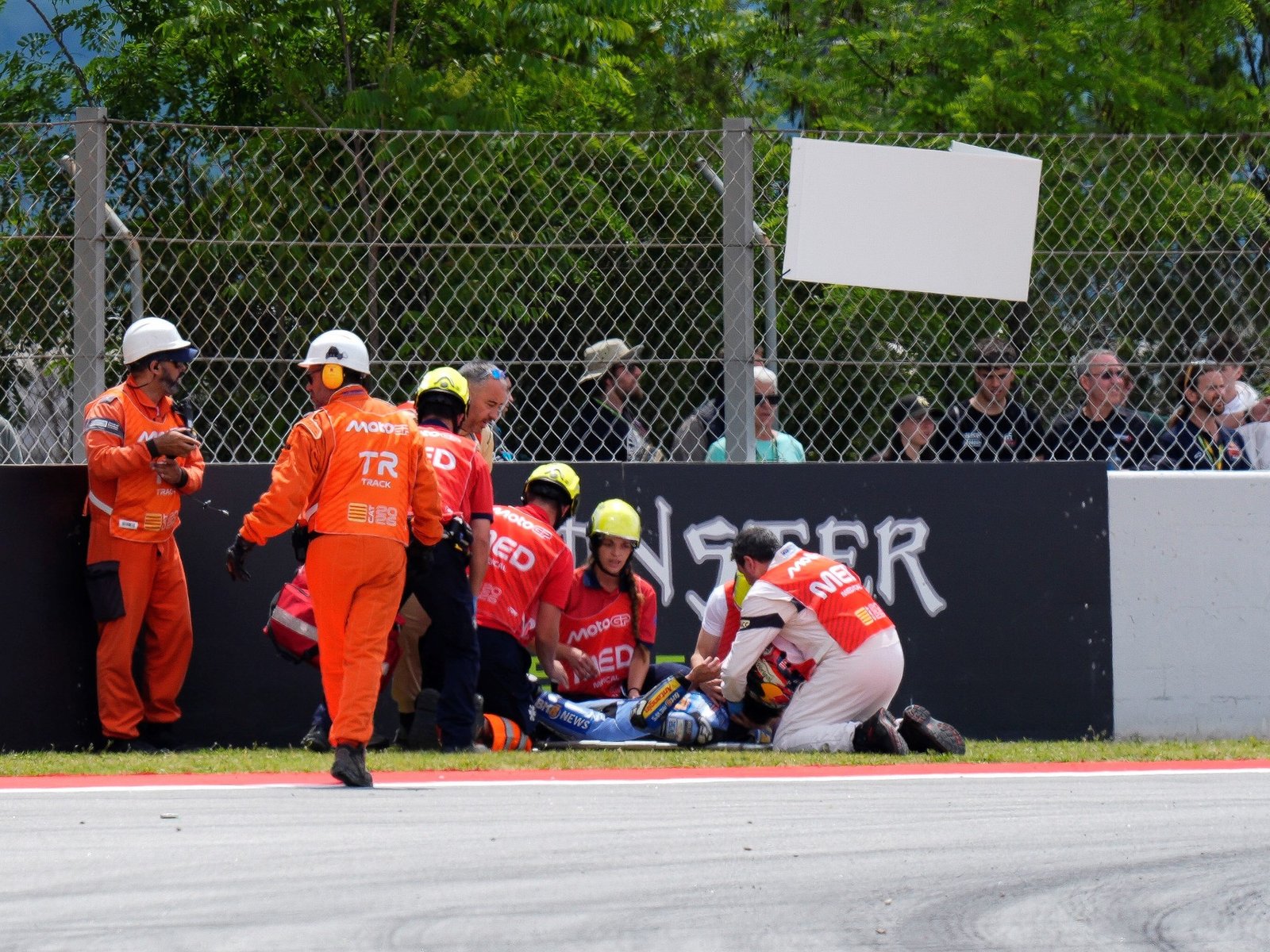 cómo está tras el brutal accidente que paralizó el GP de Cataluña
