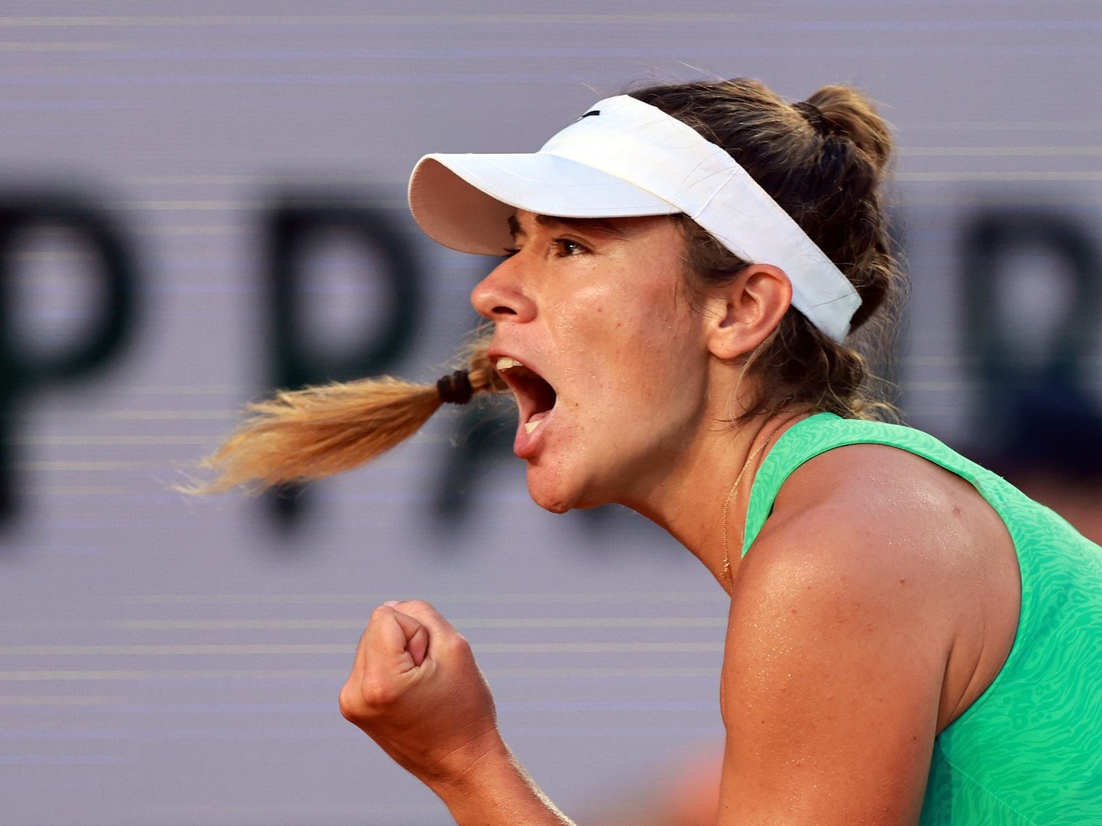 eliminó a la italiana Jasmine Paolini, finalista en 2024