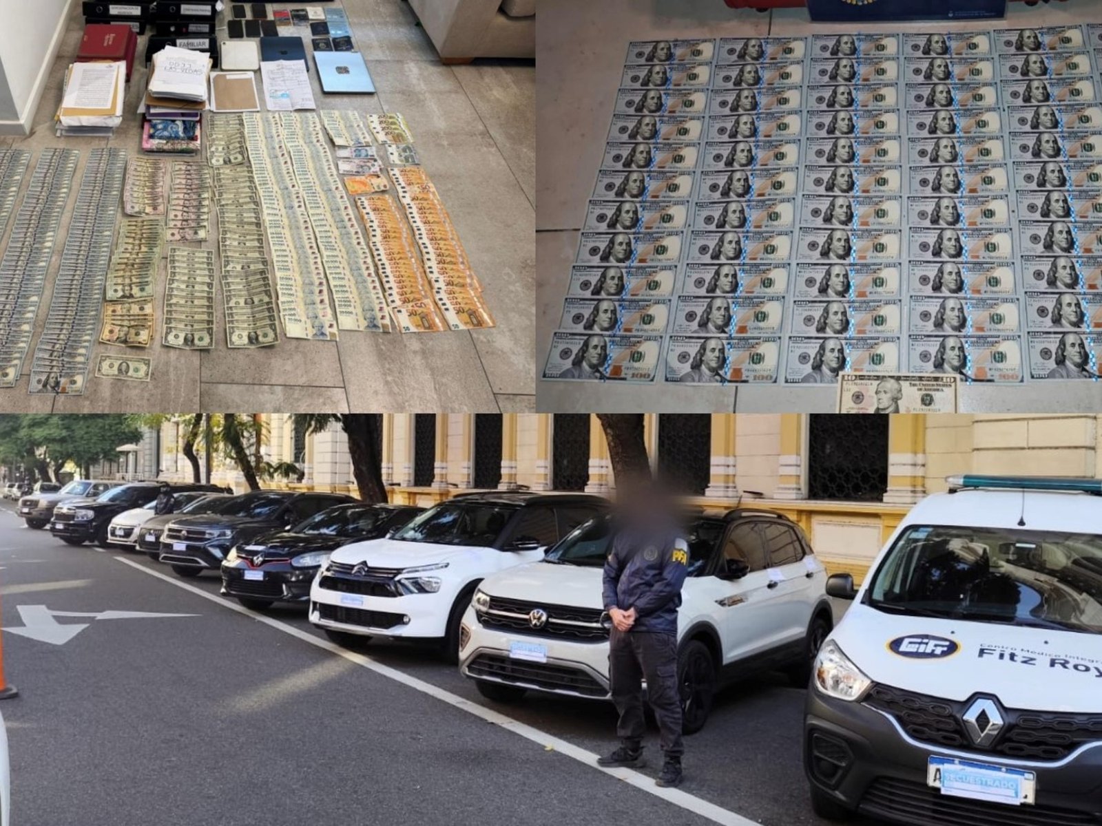 millonario secuestro de dinero y bienes en 30 allanamientos