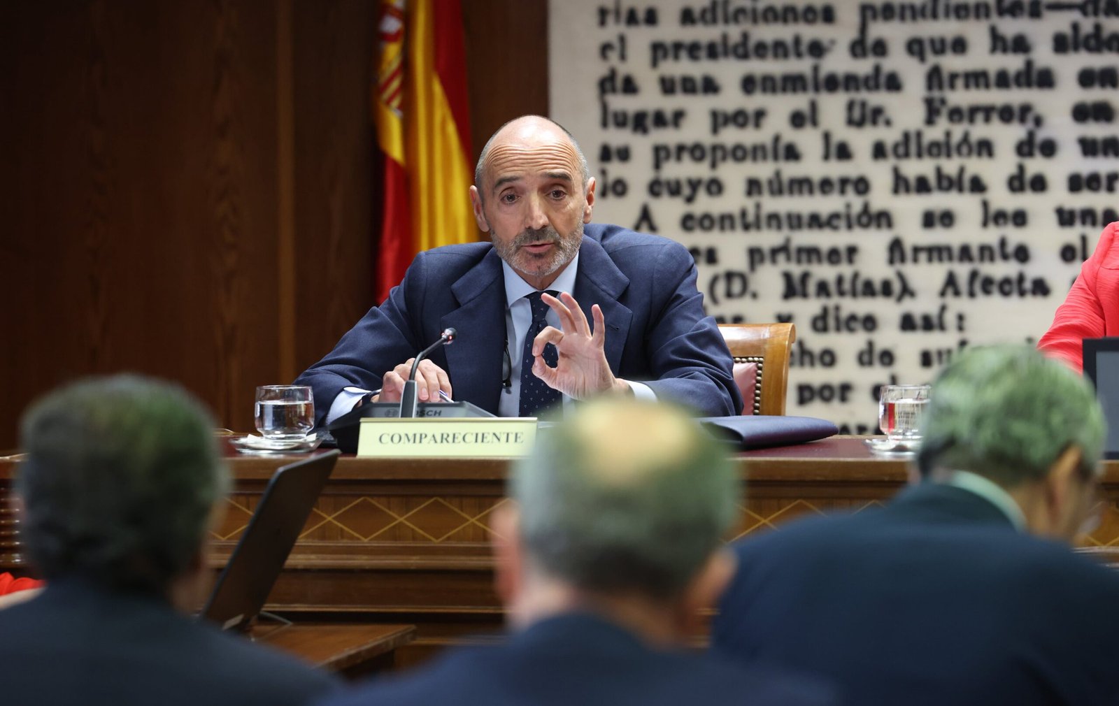 El empresario Julio Martínez comparece ante la comisión de investigación del 'caso Koldo', en el Senado.