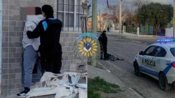 Amenazó a su expareja, descartó un arma "rumbera" y fue detenido tras intentar escapar
