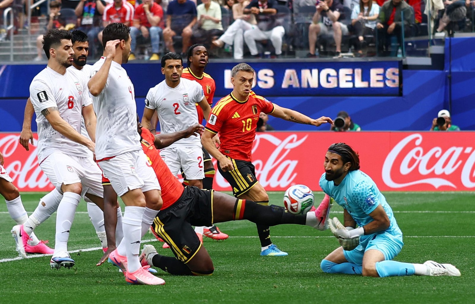 Bélgica - Irán, el partido del Mundial 2026 en directo | Courtois evita el primero de Irán