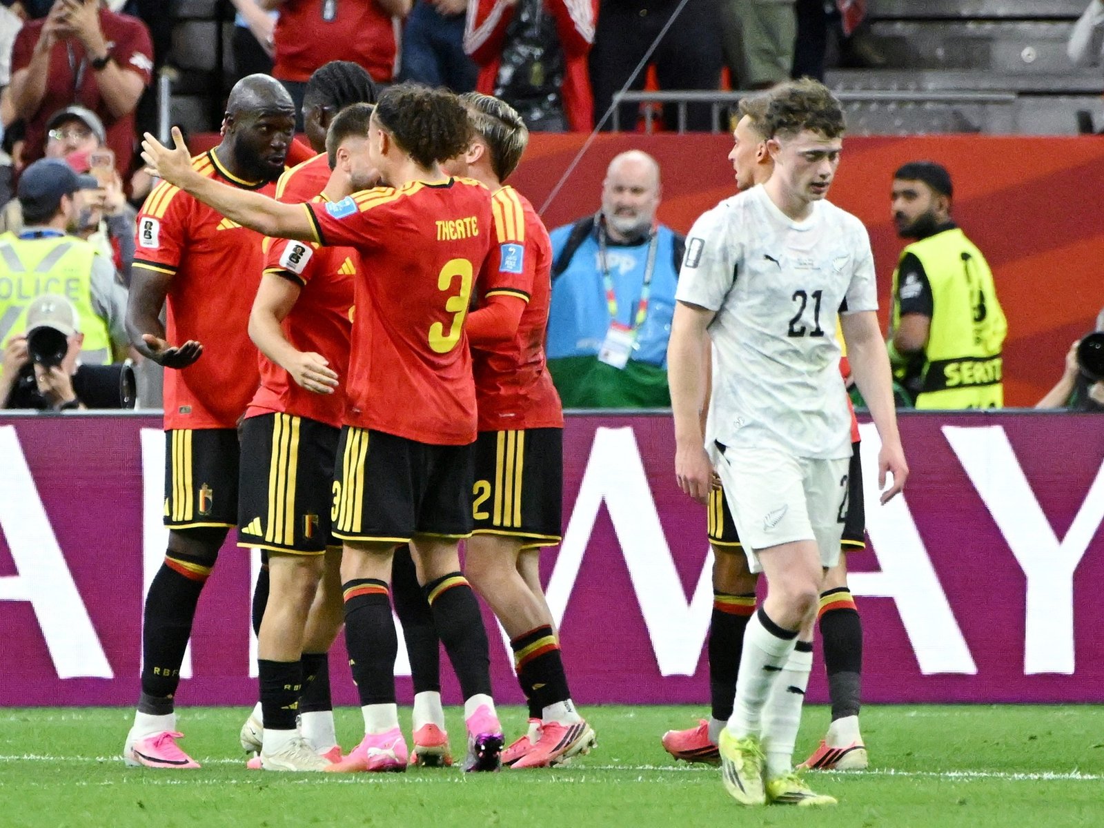 Bélgica aplastó a Nueva Zelanda, ganó el Grupo G y salió del radar inmediato de la Argentina