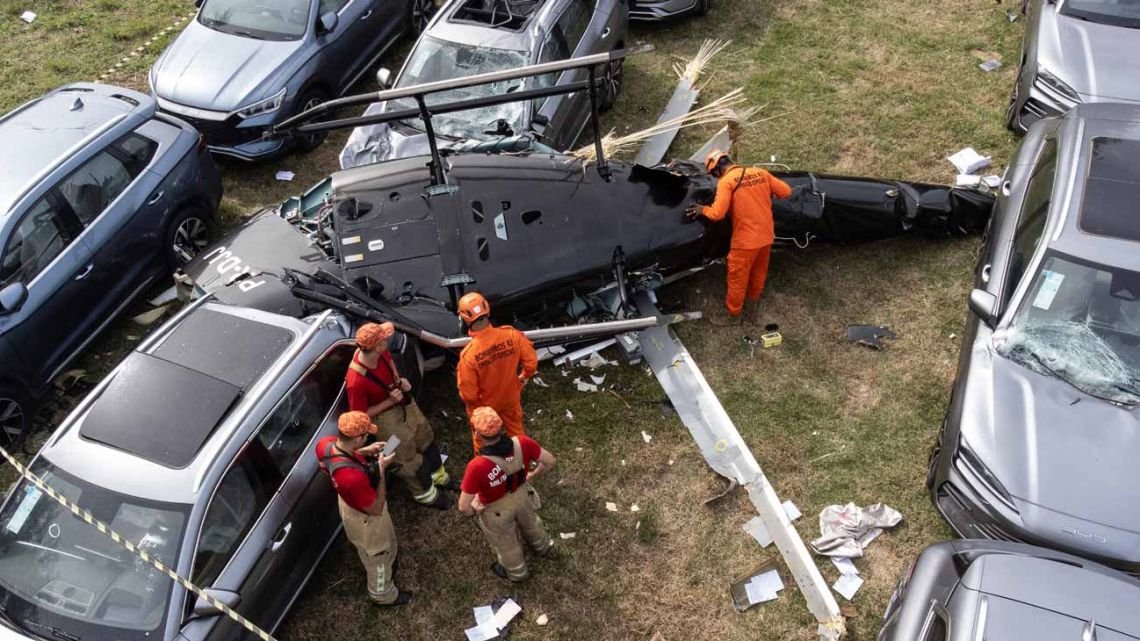 Choque de helicópteros en Río: la aeronave donde viajaban los dos argentinos había sido investigada por presuntas irregularidades