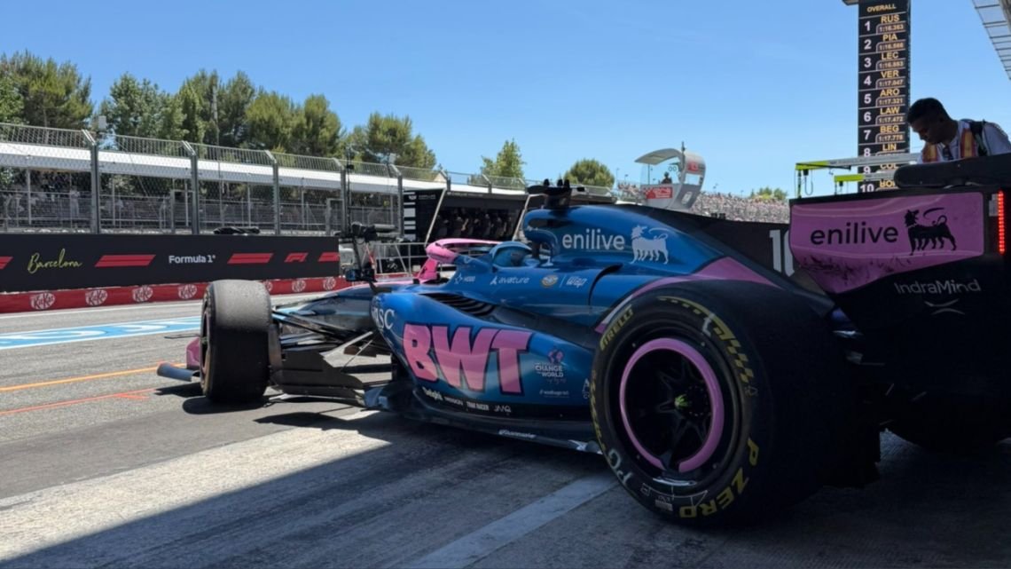 Colapinto estalló por radio contra una orden de equipo de Alpine en el GP de Barcelona