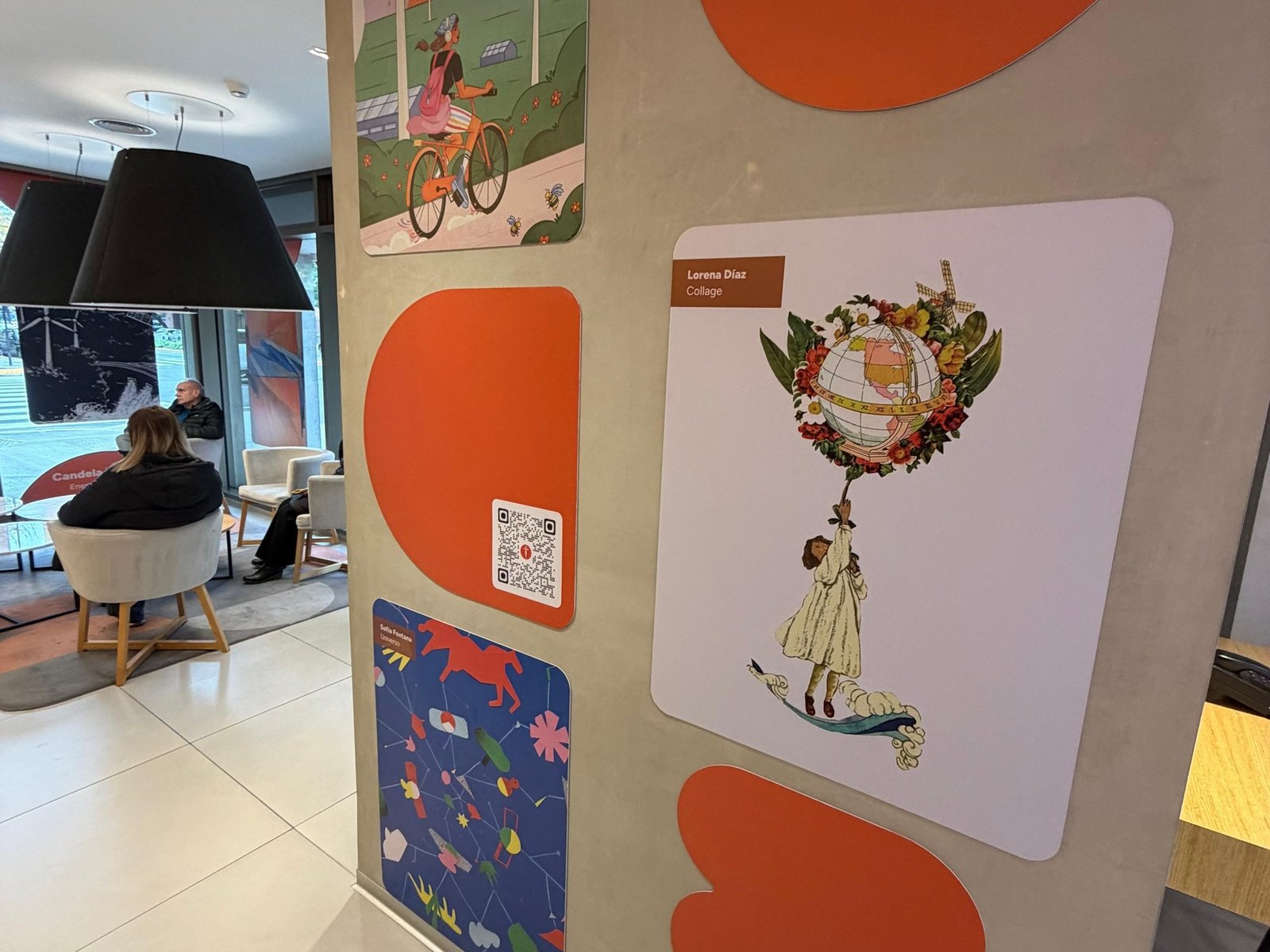 Cómo una sucursal bancaria se transformó en un espacio de exhibición para artistas