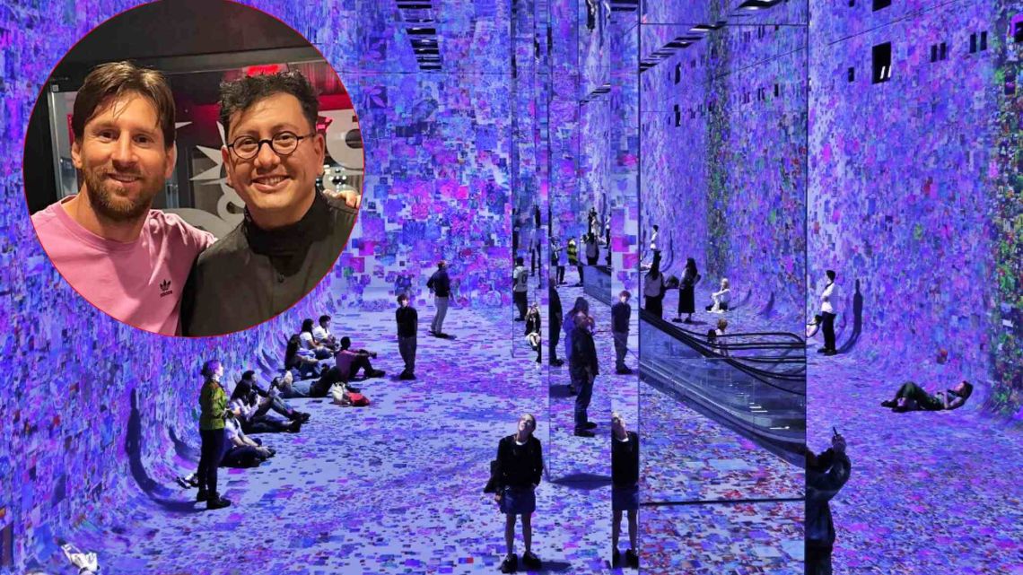 El artista turco que hizo de Messi una obra de arte digital abrió el primer museo de IA en Estados Unidos