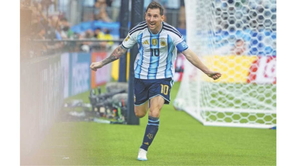 El lúdico duelo de Lionel Messi