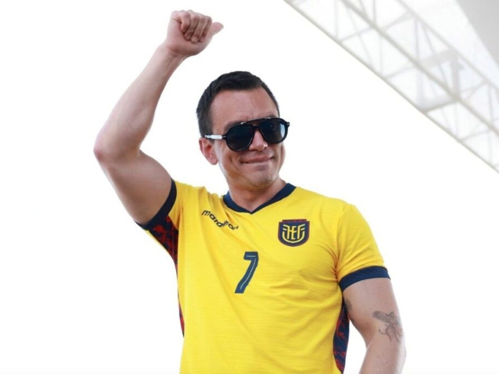 El presidente de Ecuador decretó feriado nacional luego del triunfo 2 a 1 de la selección de Beccacece frente a Alemania