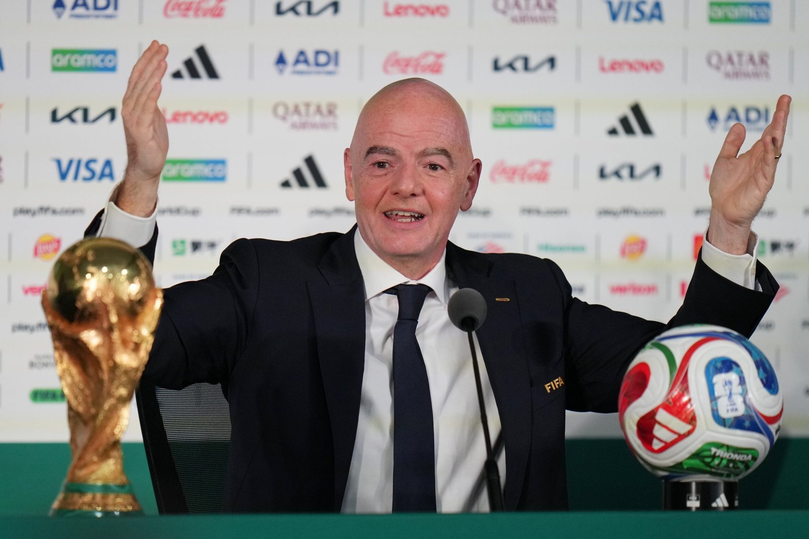 Gianni Infantino: “No somos los reyes del mundo, no controlamos a los gobiernos”