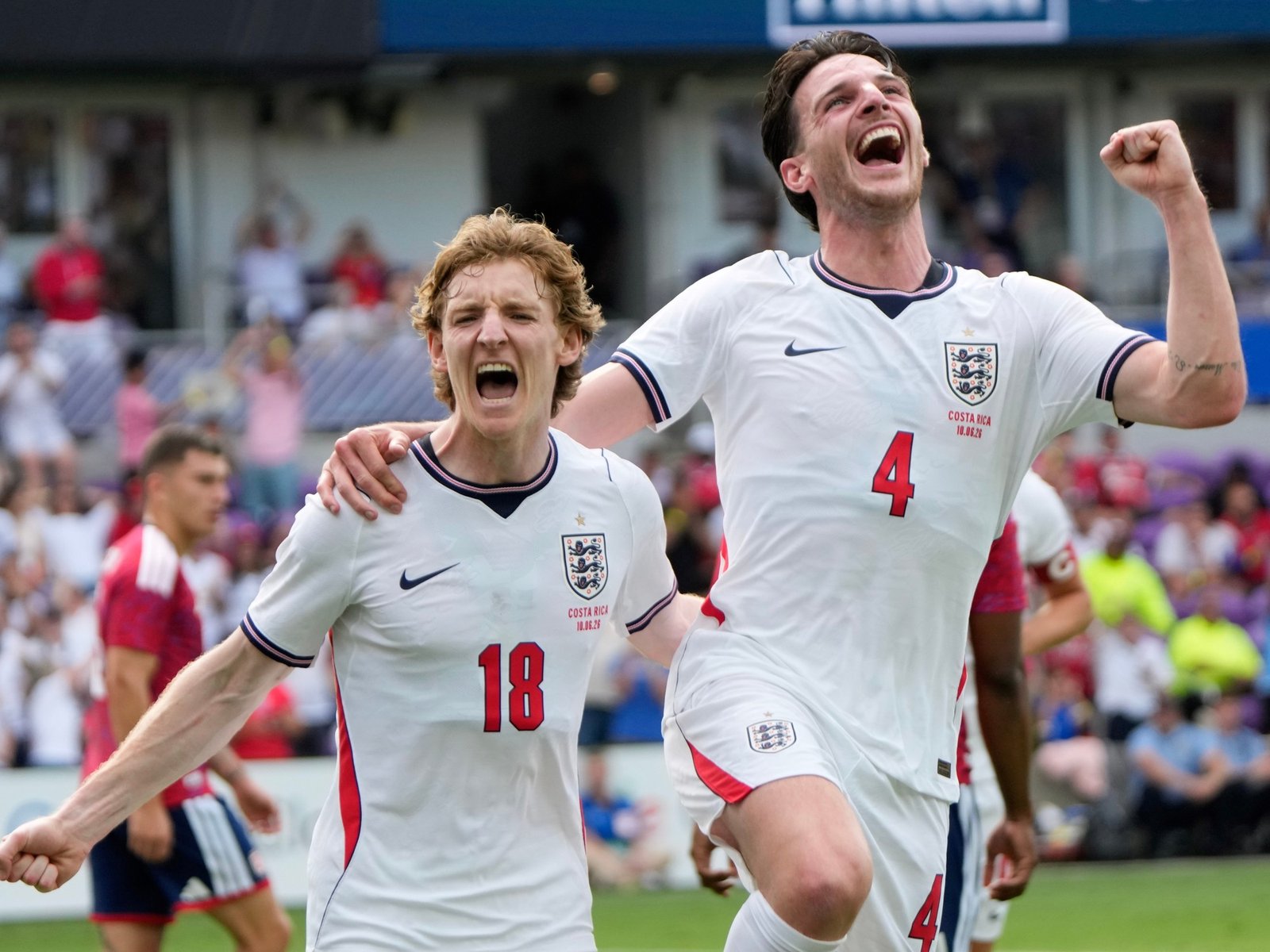 Inglaterra goleó a Costa Rica y llega al Mundial con confianza renovada