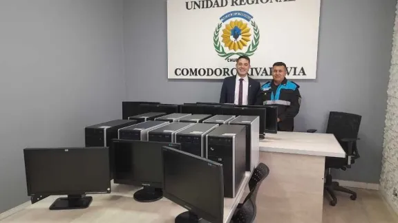 La Fiscalía entregó 46 computadoras a la Unidad Regional de Comodoro