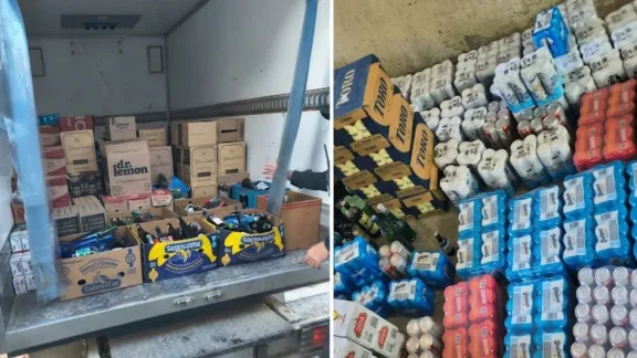 Las bebidas alcohólicas secuestradas en Km 8 podrían canjearse por alimentos