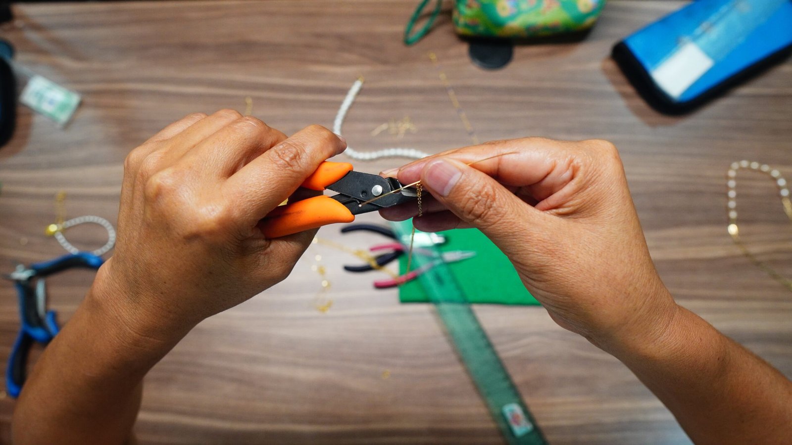 Proceso de creación de joyería de la empresa Nunayú.