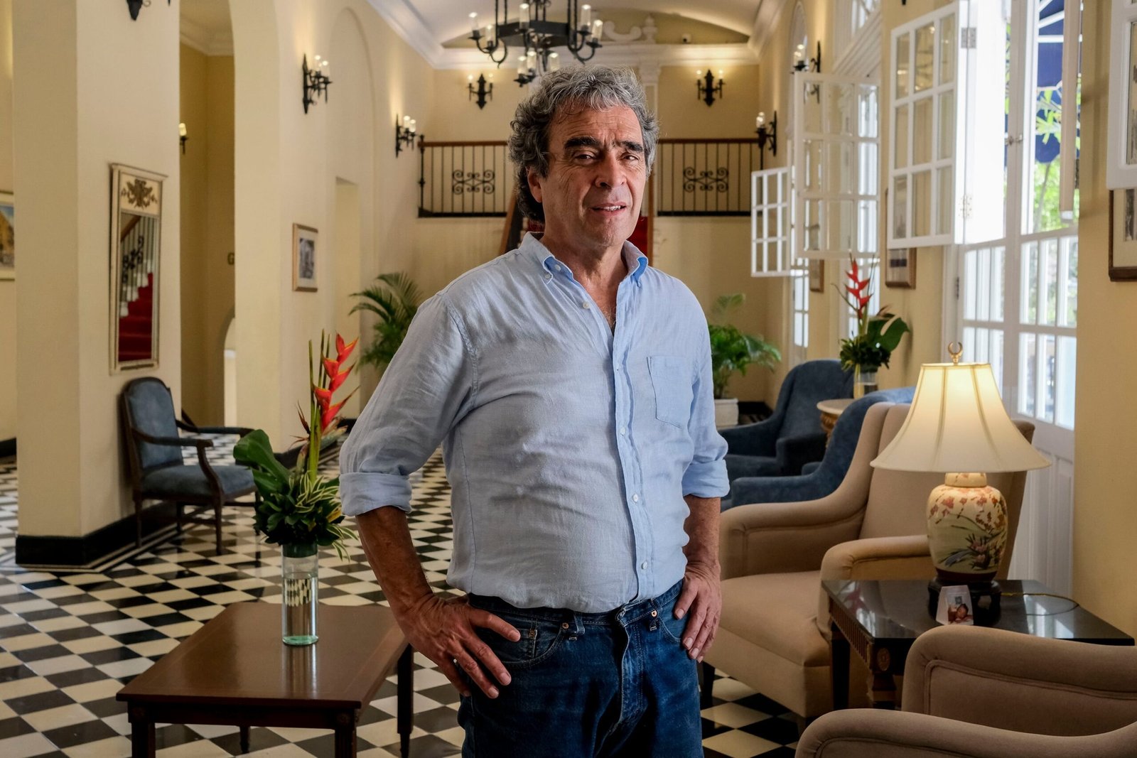 Sergio Fajardo en Barranquilla, Colombia, el 23 de mayo.