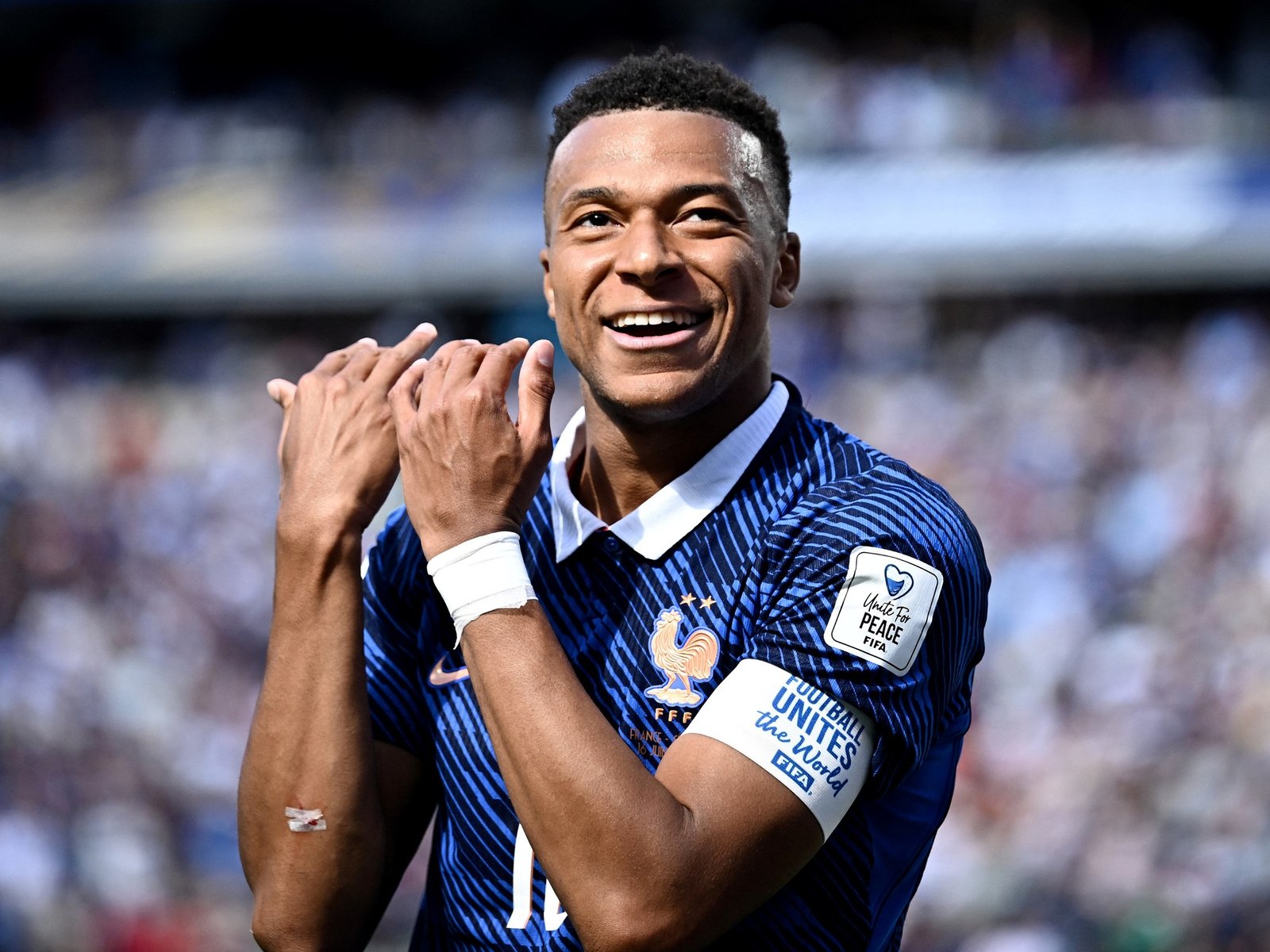 la historia detrás del gesto de Kylian Mbappé en el festejo del gol de Francia contra Senegal