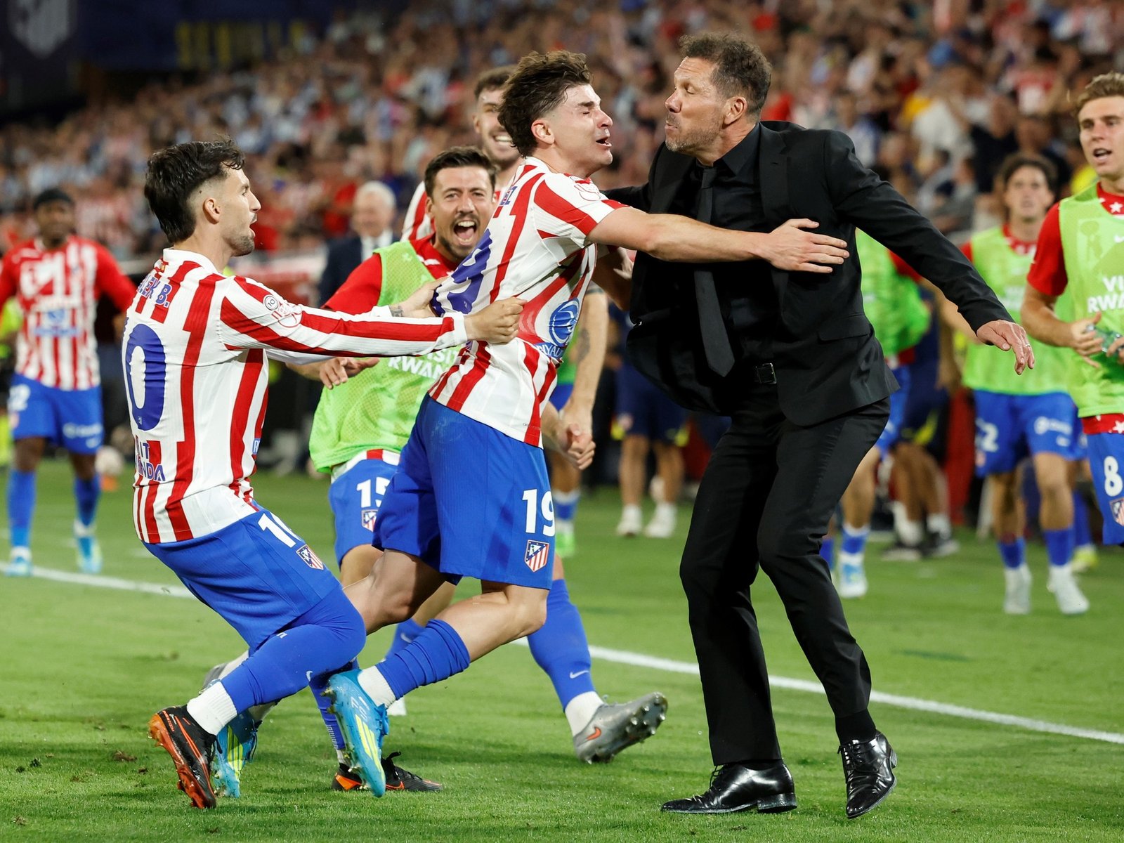 la respuesta del Atlético de Simeone