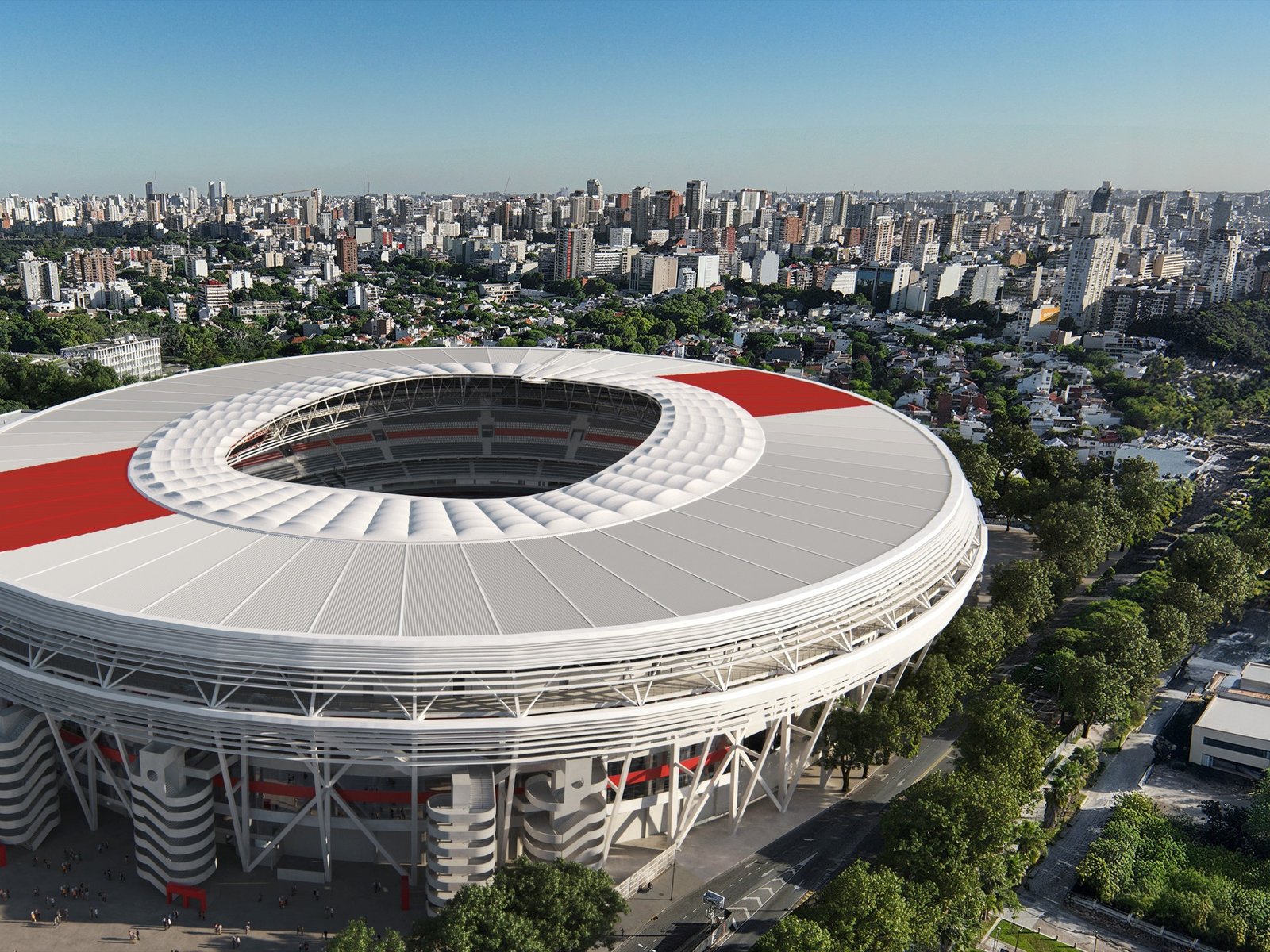 qué obras hacen en el estadio de River para ser sede del Mundial 2030