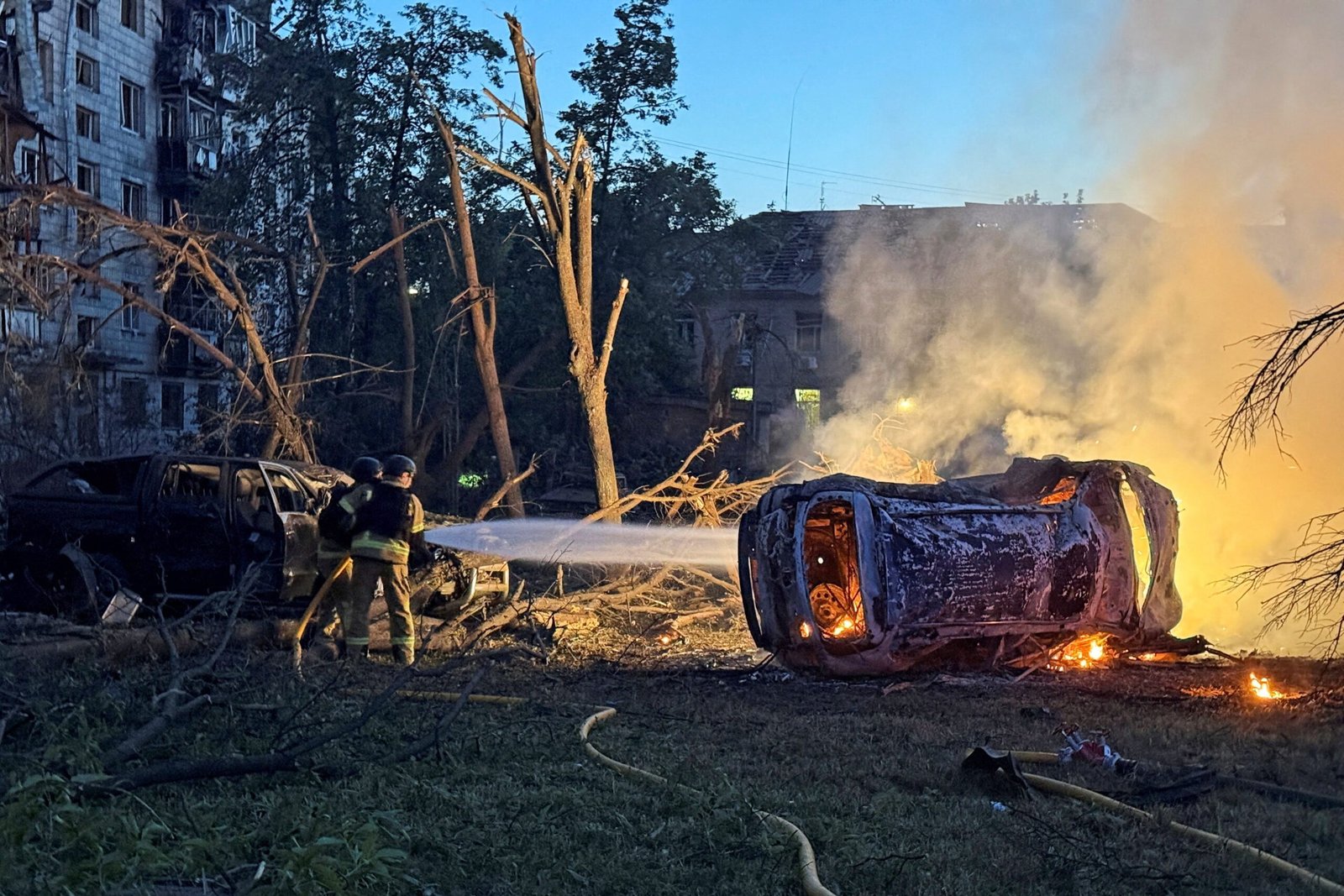 Al menos 18 muertos en uno de los peores bombardeos rusos contra Kiev: “Esto es un ataque terrorista”
