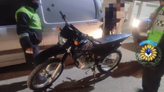Detuvieron a un motociclista en Puerto Madryn con un vehículo robado
