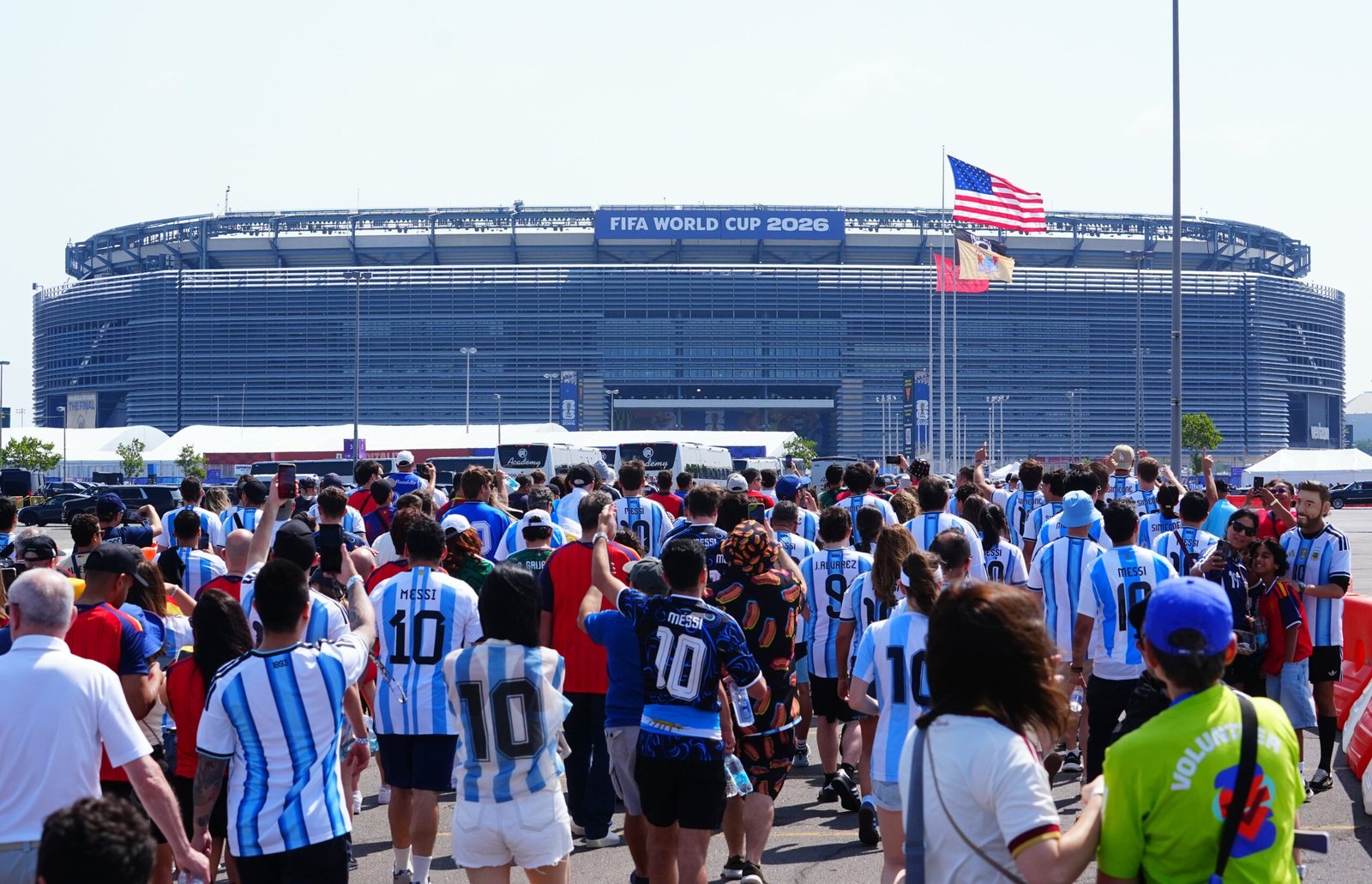 España – Argentina, la final del Mundial 2026 en directo | Las dos selecciones se preparan para un partido histórico: largas filas en los accesos al estadio de Nueva York
