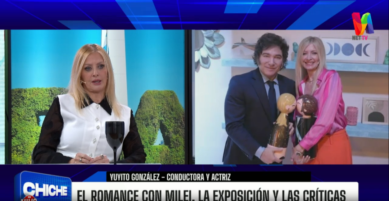 Exclusivo de 'Chiche en vivo': 'Yuyito' González reveló que "cosas externas que influyeron en la relación" con Javier Milei