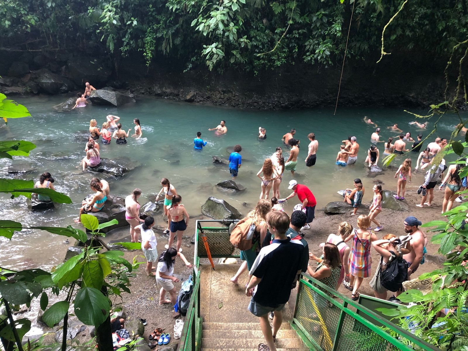 Turismo las cascadas en La Fortuna, Costa Rica, el 29 de junio.