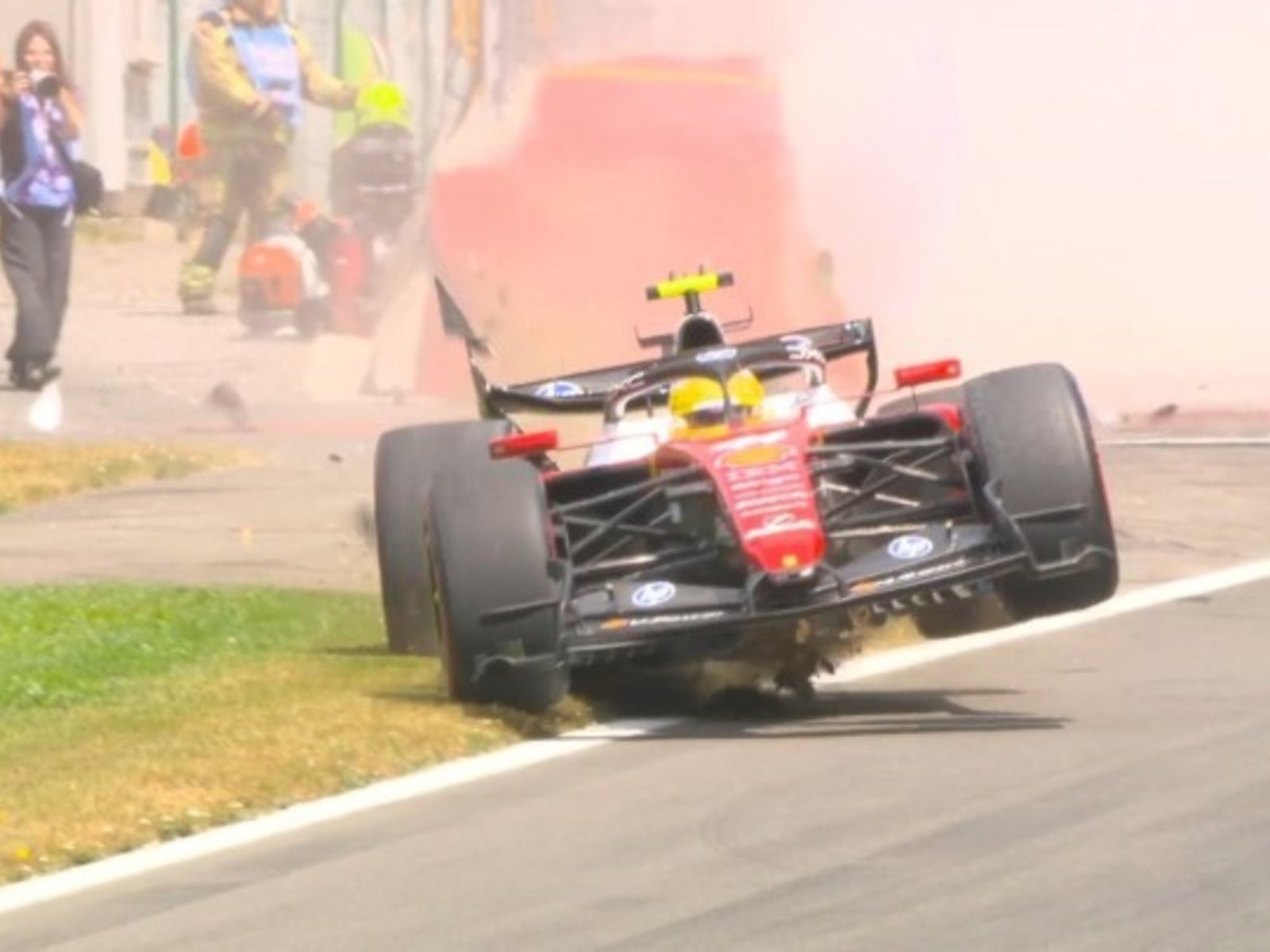 Lewis Hamilton y un choque calcado al de Pierre Gasly en Spa-Francorchamps: "Destrocé el auto"