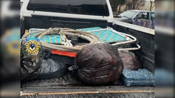 Llevaban decenas de lomos y paletas de guanaco ilegal en la camioneta y terminaron demorados