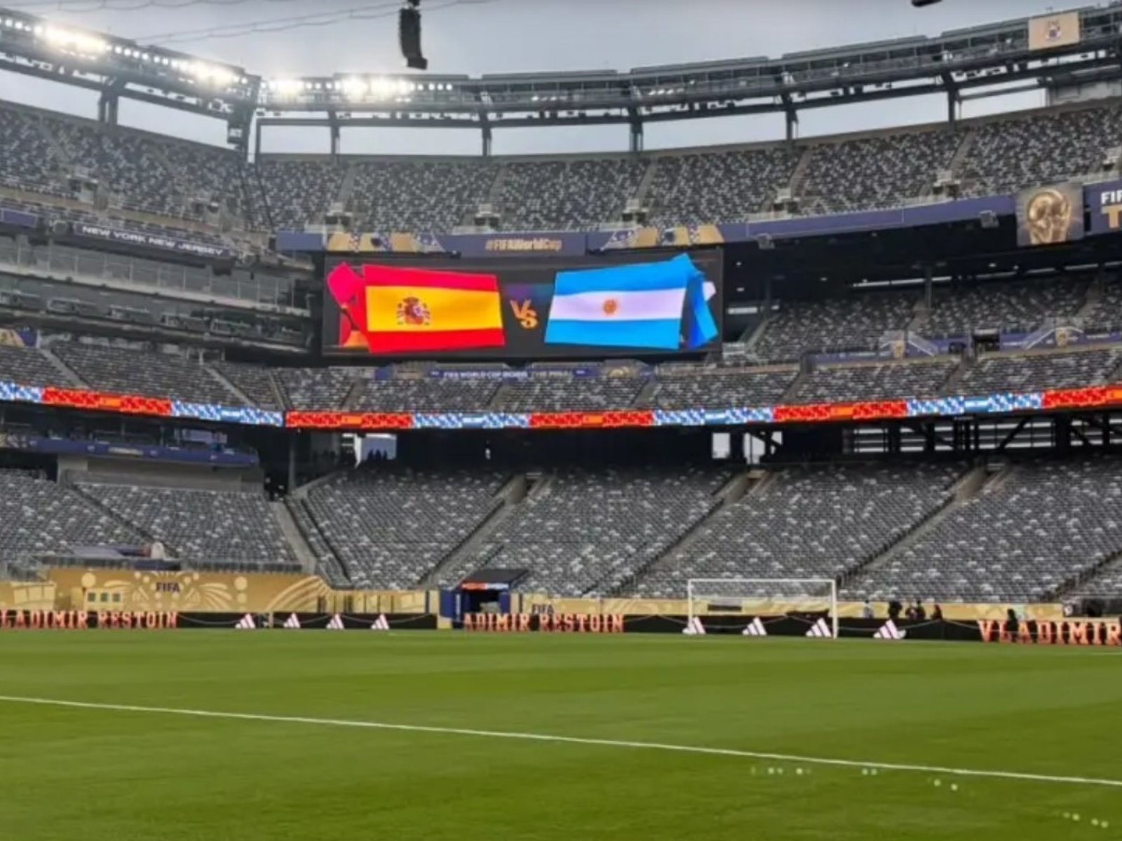 Millones en juego: Nueva Jersey le reclama a la FIFA parte de la recaudación por la venta del césped en la final Argentina