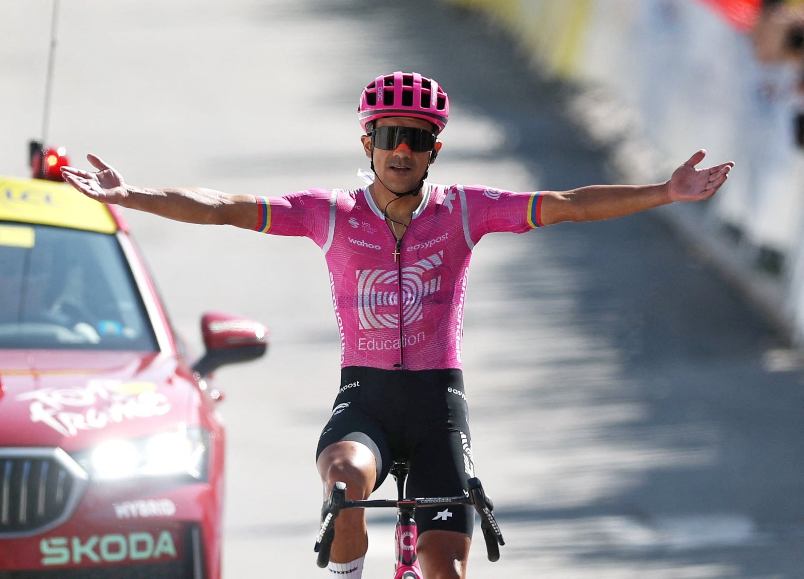 Richard Carapaz, orgullo de Ecuador, vuelve a ganar una etapa en el Tour de Francia
