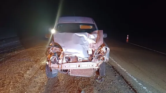Susto en ruta 3: Chocó de atrás a un semirremolque tras perder la visibilidad