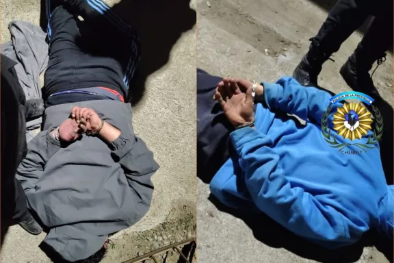 Trelew: los vieron por las cámaras robando en una casa y dos terminaron detenidos