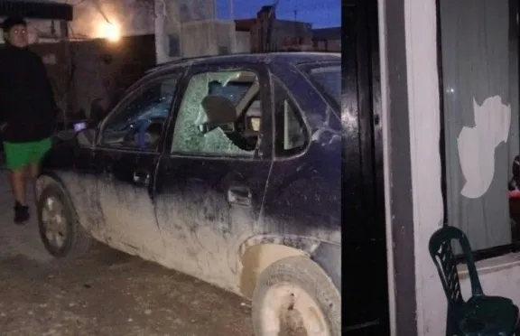 Trelew: rompió los vidrios de la casa y el auto de su expareja y terminó detenido