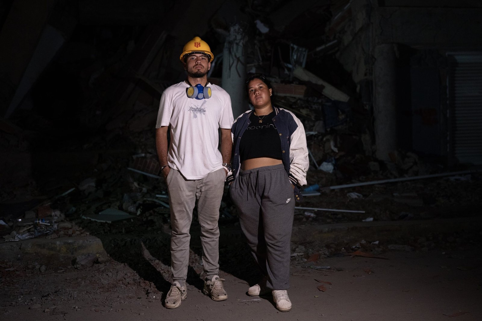 Francisco Pérez y Scarly Rojas, en La Guaira.