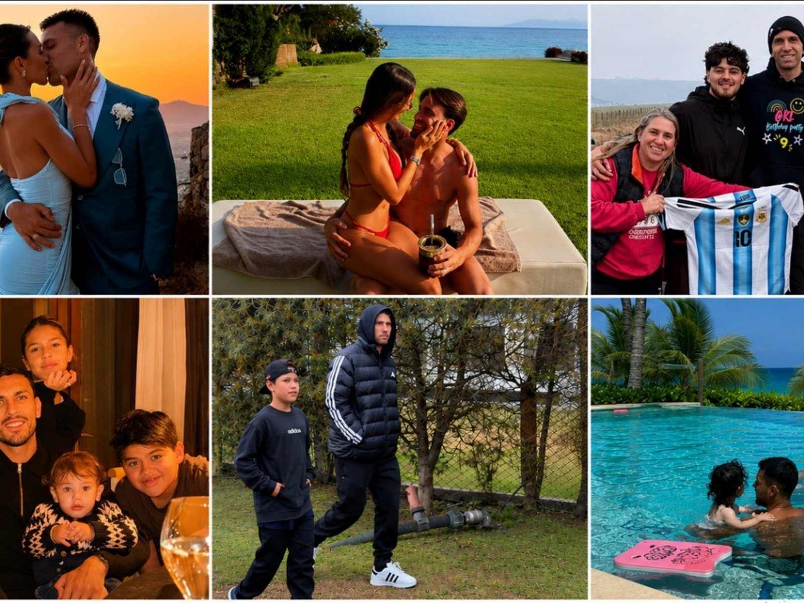 de Messi en el pago, pasando por las aventuras del Dibu a Lautaro, Tagliafico y Paredes en playas paradisíacas