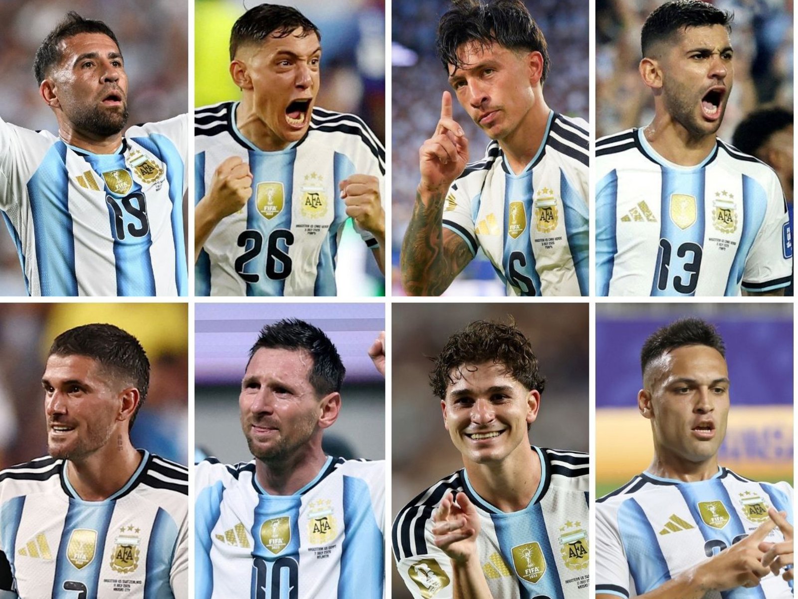 los once jugadores y el DT que jugarán las cinco finales de un ciclo inigualable
