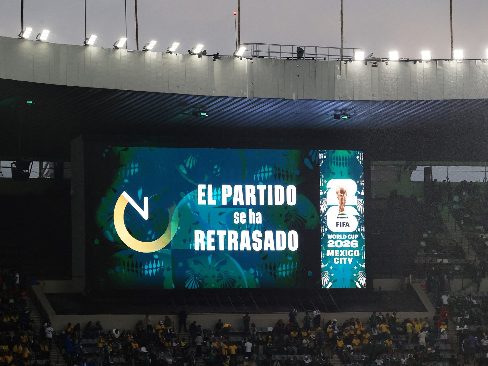 por qué está demorado el partido por el Mundial 2026