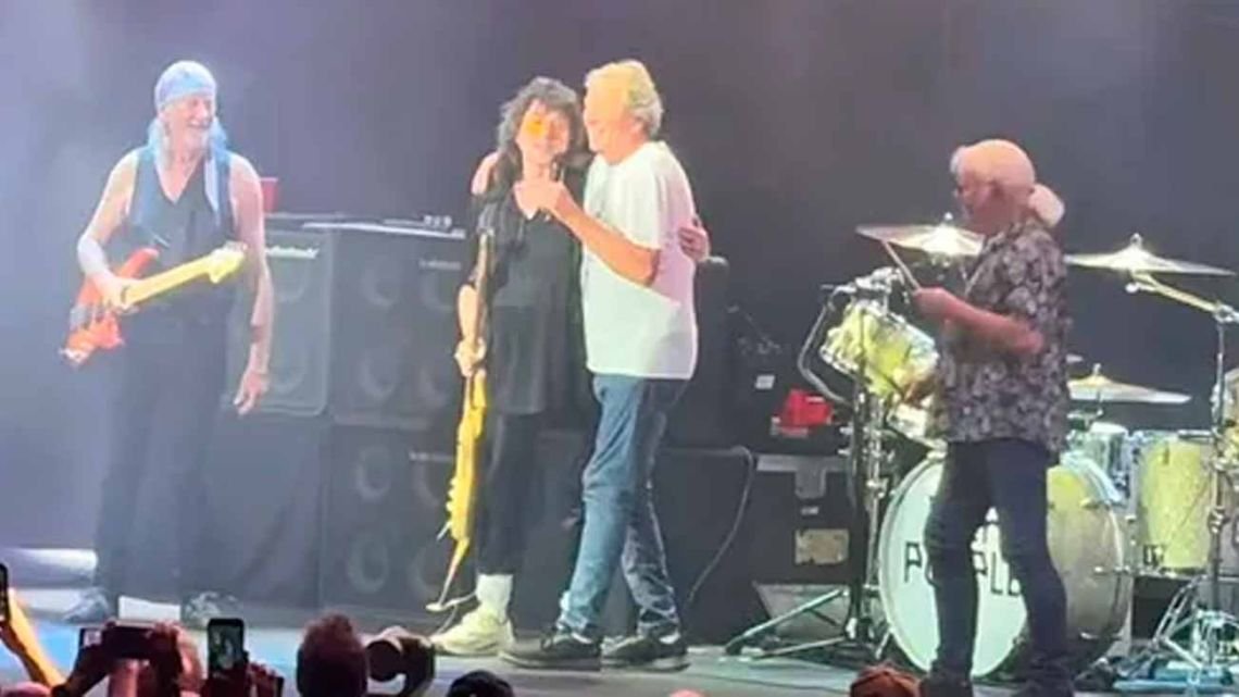 Así fue el regreso de Ritchie Blackmore al escenario con Deep Purple después de 33 años