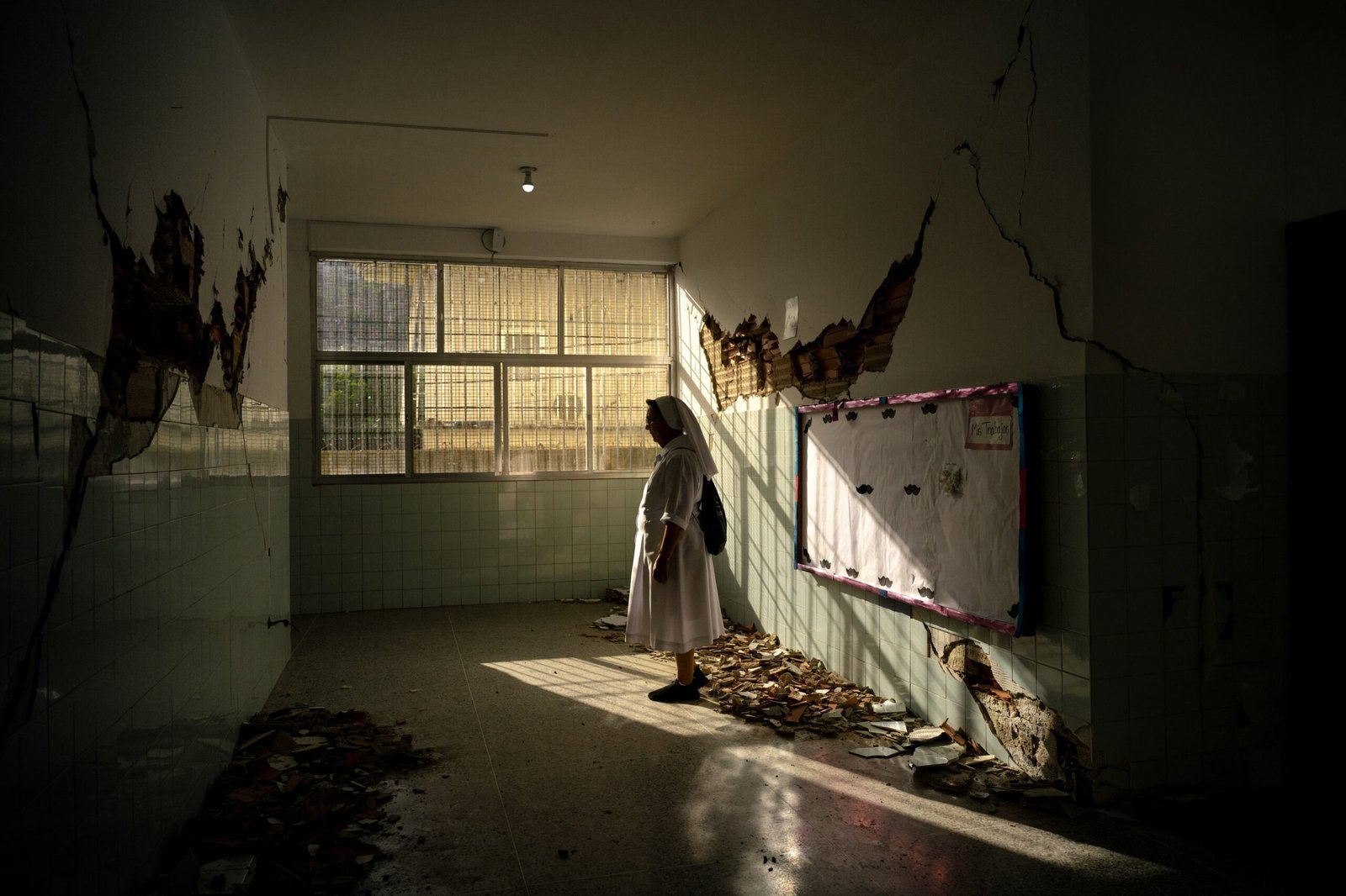 Carmen Graciela Fuentes, directora del Colegio Madre Emilia, en las instalaciones del centro educativo, el 7 de agosto.