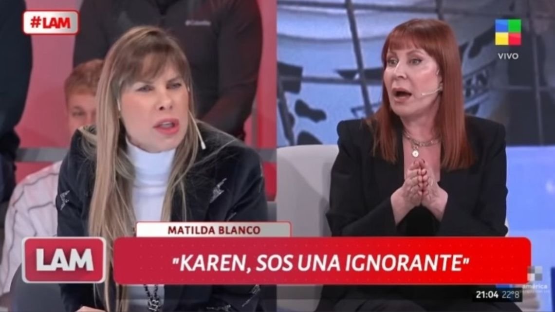 "Boba, bruta": la diputada libertaria Karen Reichardt se peleó a los gritos con una panelista de LAM y abandonó el programa