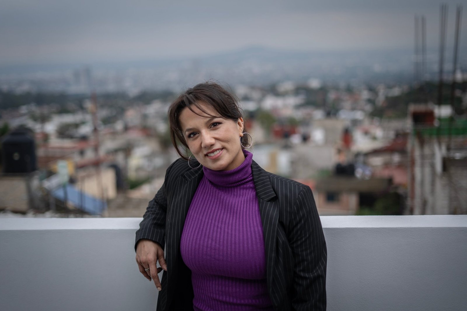 Brenda Quevedo en su casa en Ciudad de México, el 18 de junio de 2025.