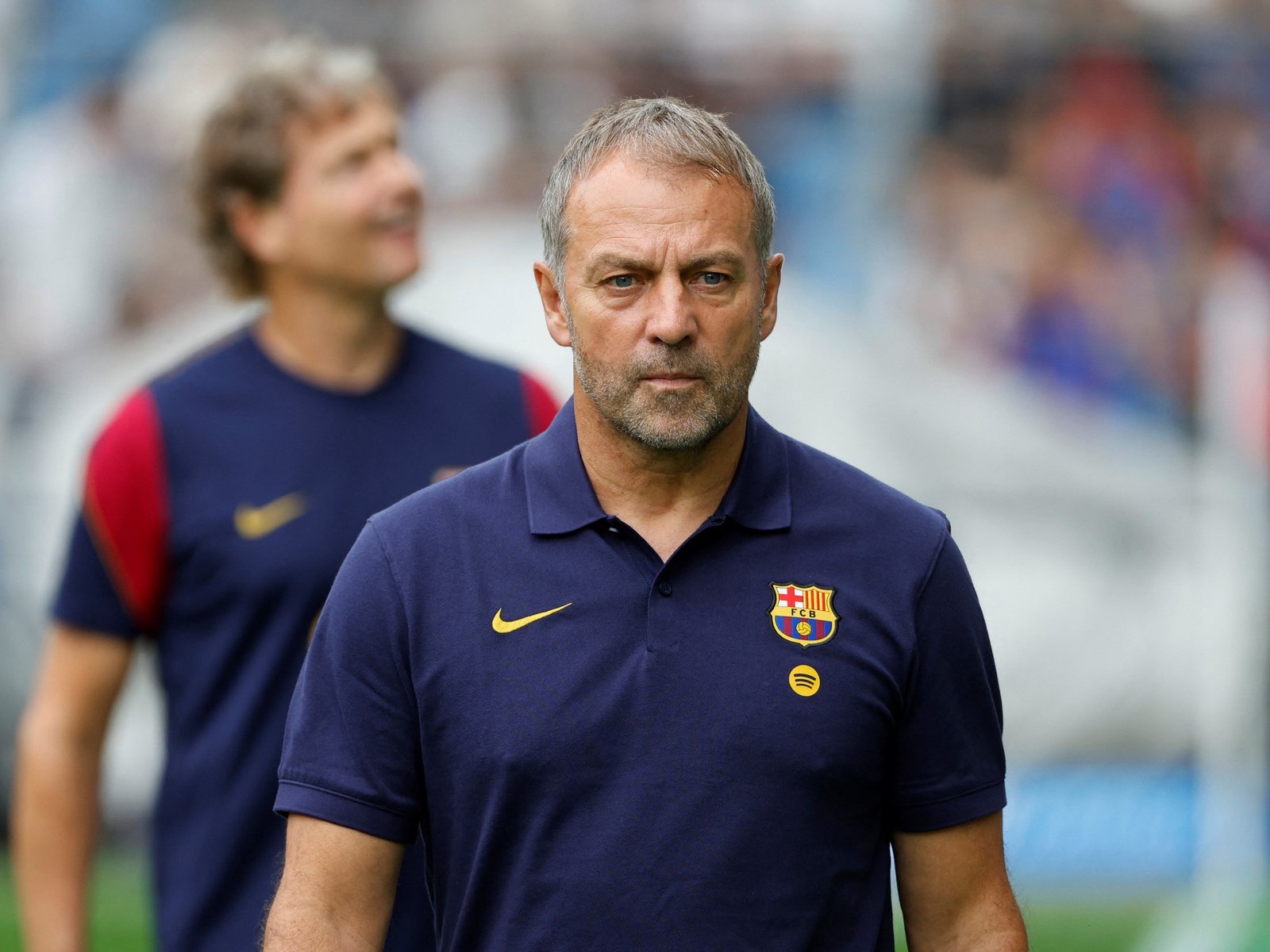 El DT de Barcelona tuvo que responder sobre el conflicto entre Julián Alvarez y Atlético de Madrid, y pareció cerrarle la puerta al Araña