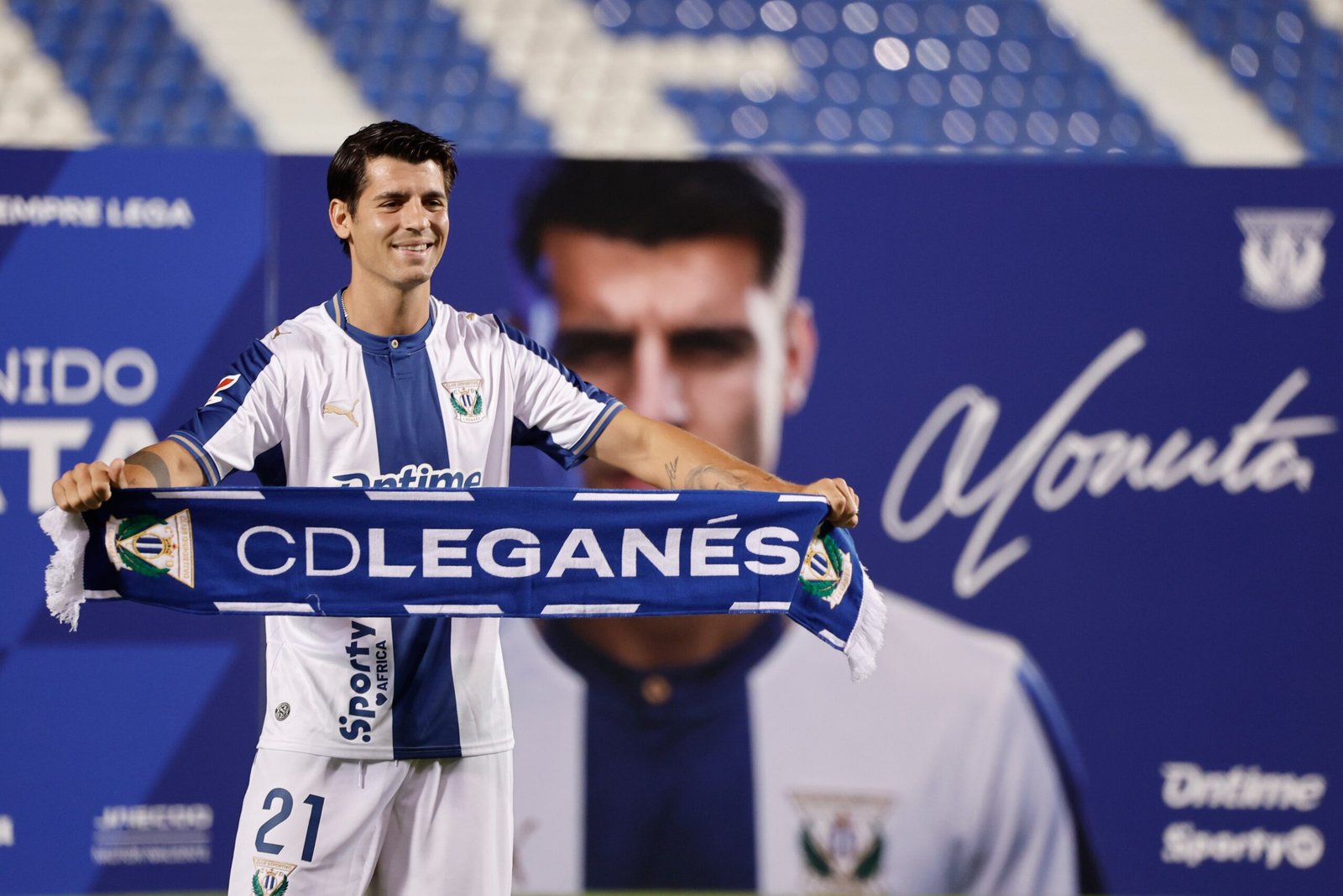 El Leganés hace oficial el fichaje de Álvaro Morata