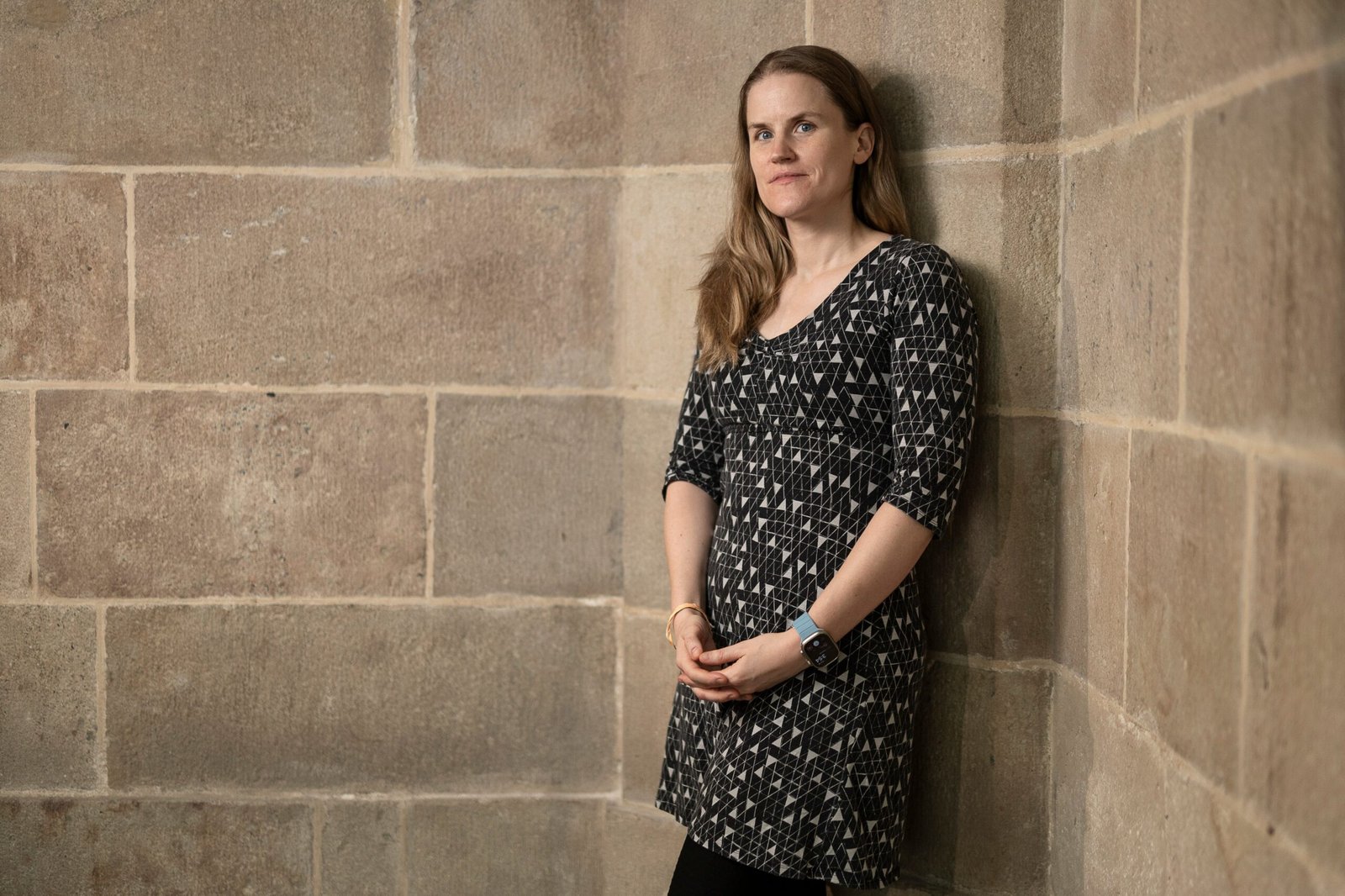 La ingeniera Frances Haugen, en mayo en Barcelona tras ser entrevistada por EL PAÍS.