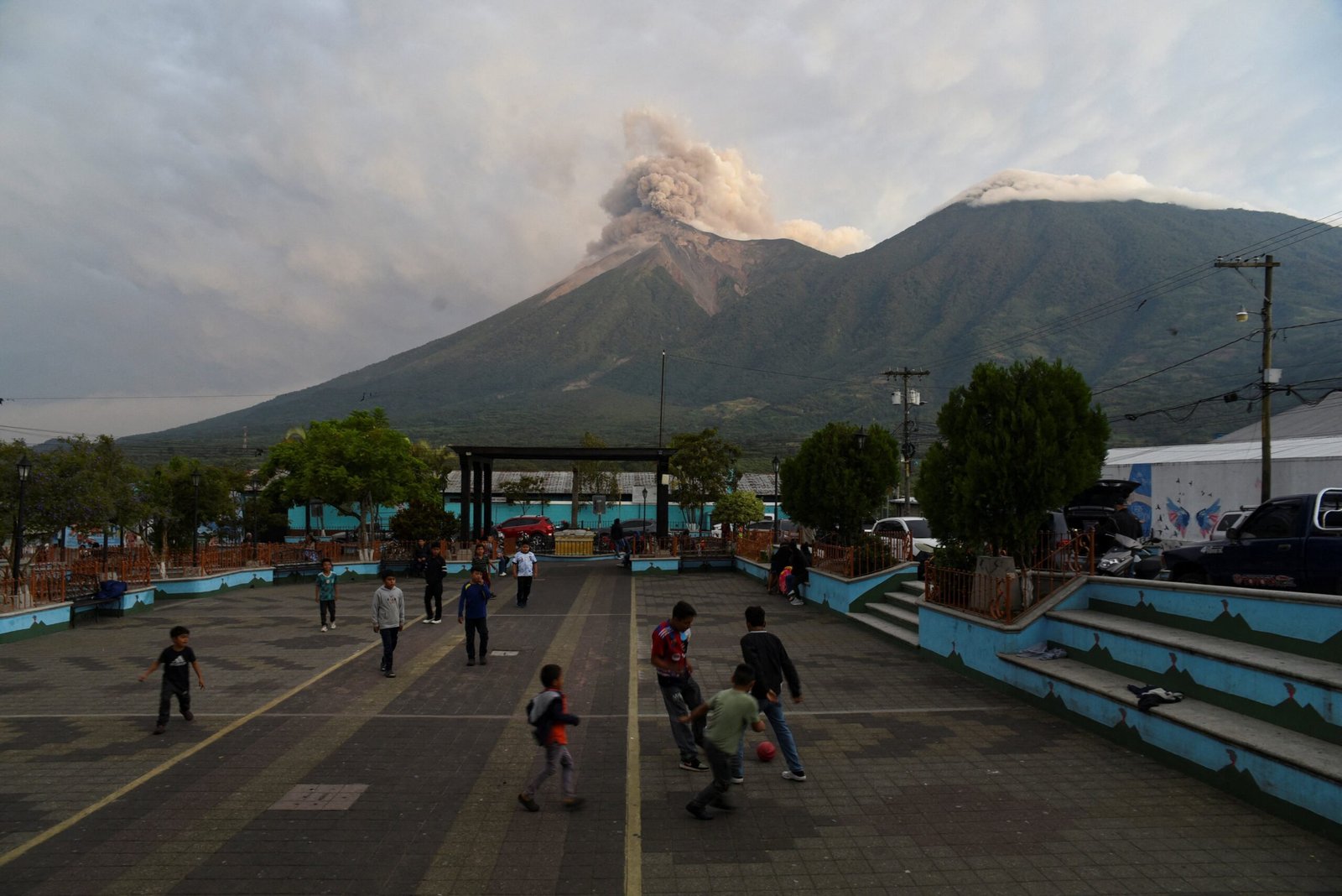 Erupción del volcán de Fuego, en imágenes