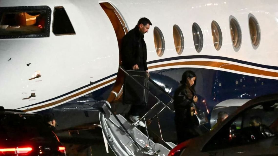 Lionel Messi llegó a Rosario para despedir a su padre, Jorge Messi
