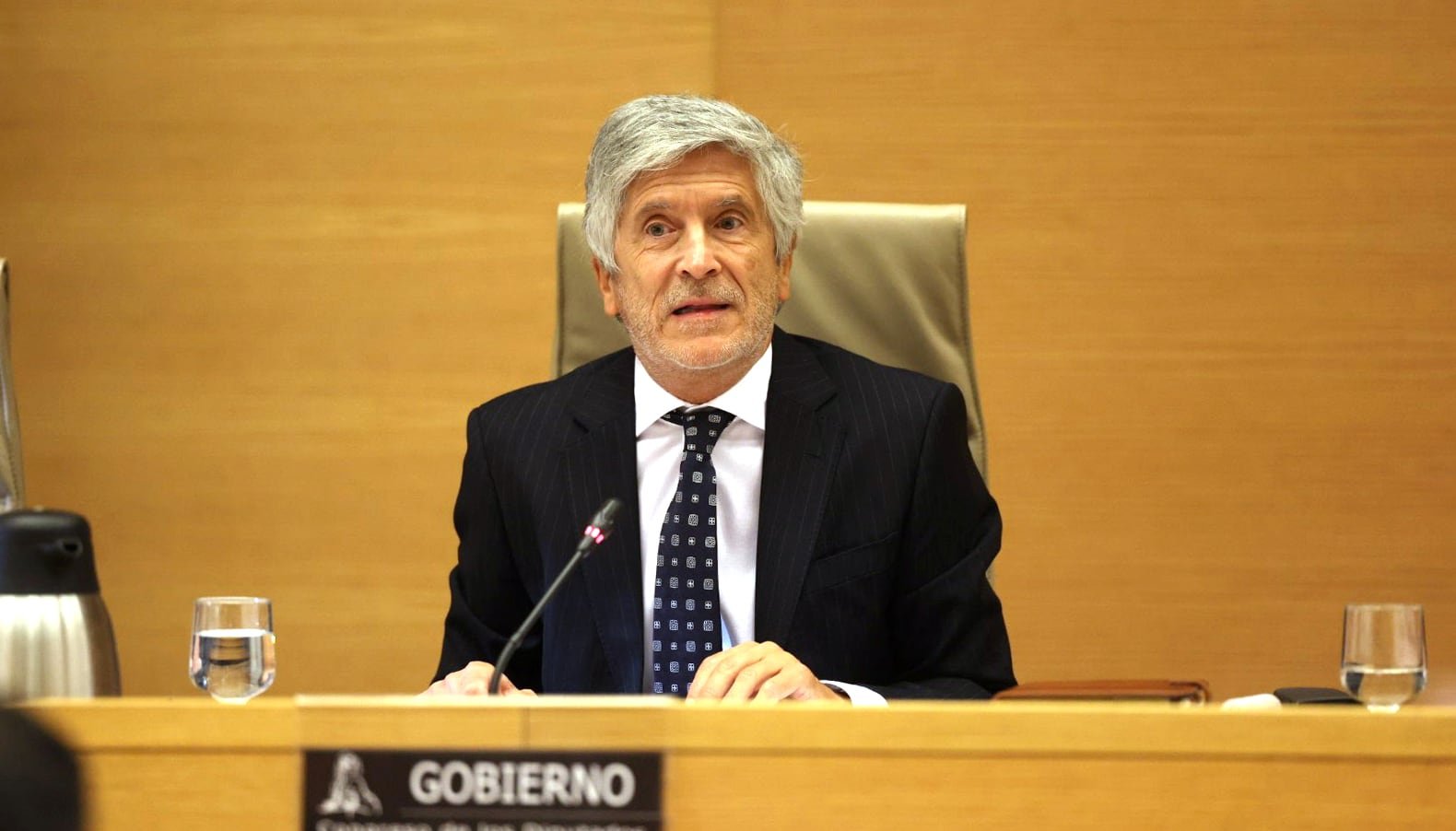Grande-Marlaska comparece en el Congreso por la crisis de Ceuta.