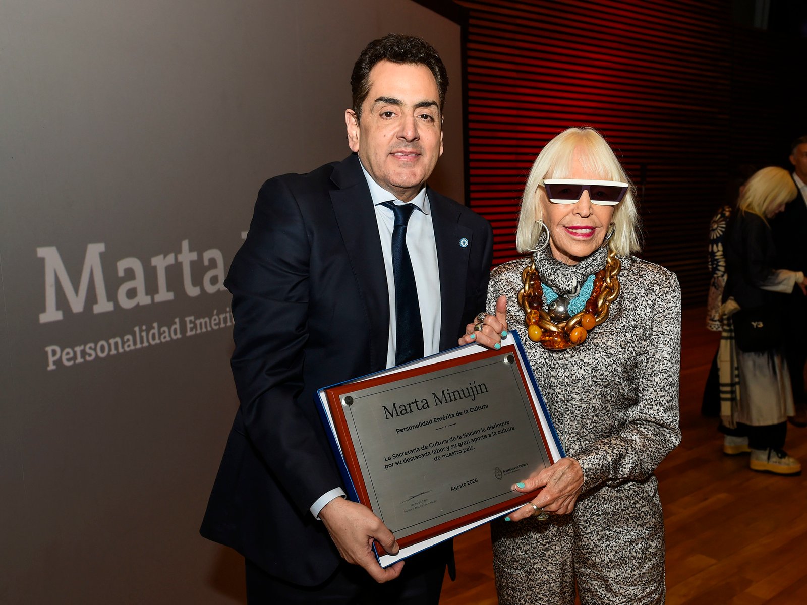 Marta Minujín fue reconocida como Personalidad Emérita de la Cultura